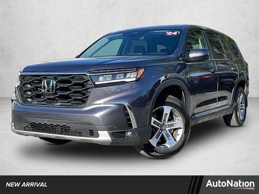 Crystal Black Pearl 2024 Honda Pilot EX-L