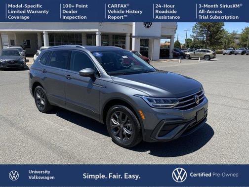 Platinum Gray Metallic 2023 Volkswagen Tiguan 2.0T SE