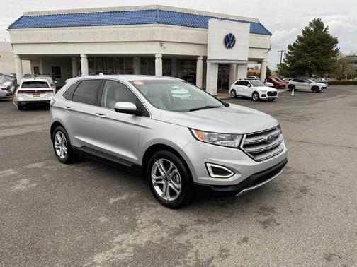 Ingot Silver Metallic 2017 Ford Edge Titanium
