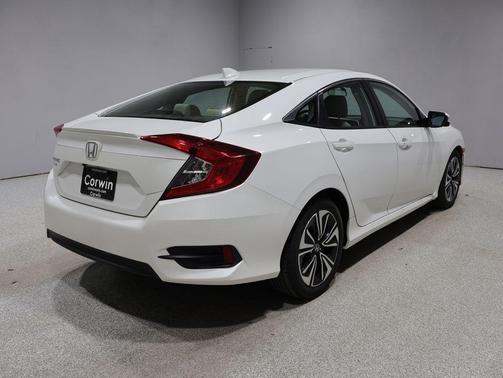 White 2016 Honda Civic EX-T