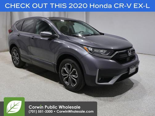 Gray 2020 Honda CR-V AWD EX-L