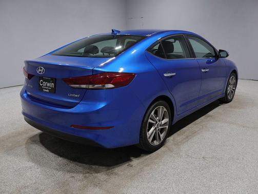 Electric Blue 2017 Hyundai ELANTRA Limited