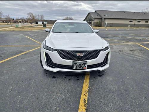 Crystal White Tricoat 2020 Cadillac CT5 Luxury RWD