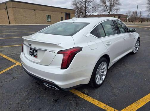 Crystal White Tricoat 2020 Cadillac CT5 Luxury RWD