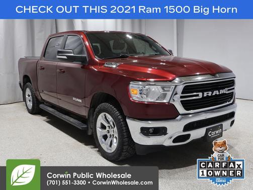 Delmonico Red Pearlcoat 2021 RAM 1500 Big Horn/Lone Star