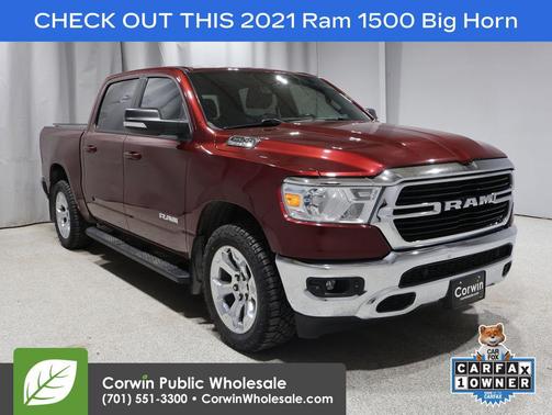 Delmonico Red Pearlcoat 2021 RAM 1500 Big Horn/Lone Star
