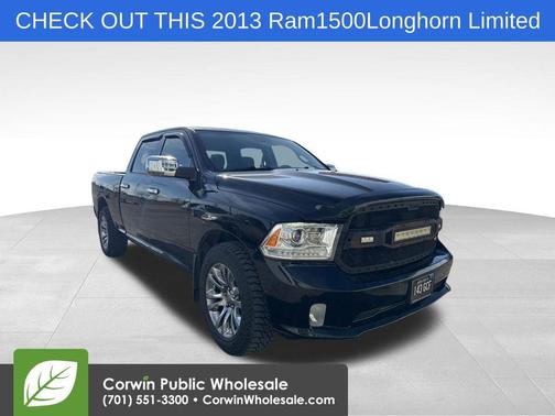 Black Clearcoat 2013 RAM 1500 Laramie Longhorn Edition