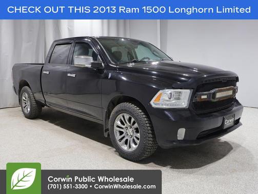 Black Clearcoat 2013 RAM 1500 Laramie Longhorn Edition