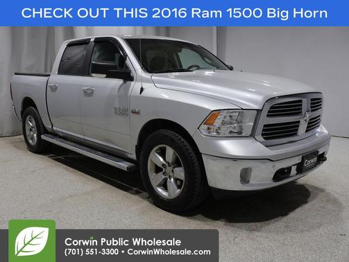 Bright Silver Metallic Clearcoat 2016 RAM 1500 Big Horn