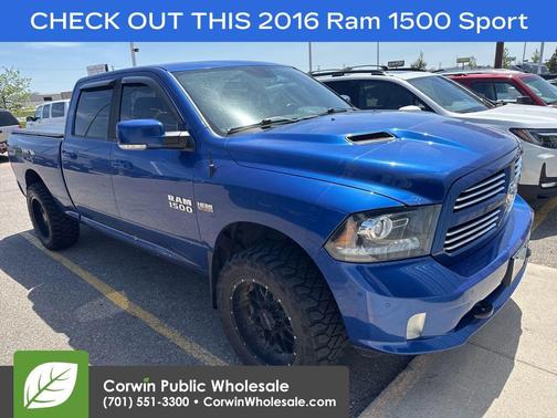 Blue Streak Pearlcoat 2016 RAM 1500 Sport