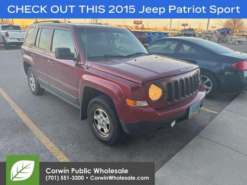 Deep Cherry Red Crystal Pearlcoat 2015 Jeep Patriot Sport