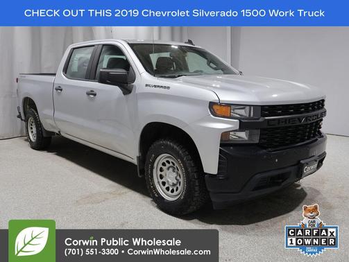 Silver Ice 2019 Chevrolet Silverado 1500 WT
