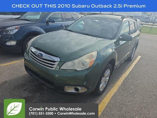 Cypress Green Pearl 2010 Subaru Outback 2.5 i Premium