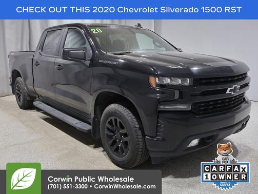 Black 2020 Chevrolet Silverado 1500 RST