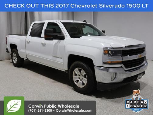 White 2017 Chevrolet Silverado 1500 1LT