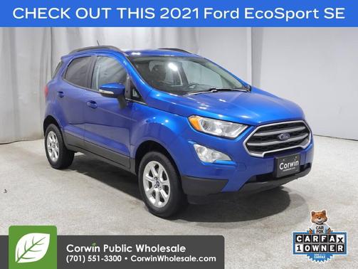 Blue Metallic 2021 Ford EcoSport SE
