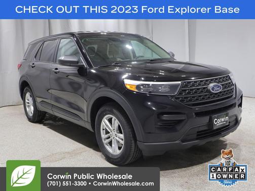 Agate Black 2023 Ford Explorer Base