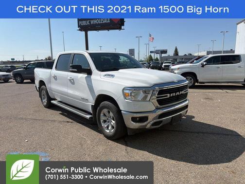 Bright White Clearcoat 2021 RAM 1500 Big Horn/Lone Star