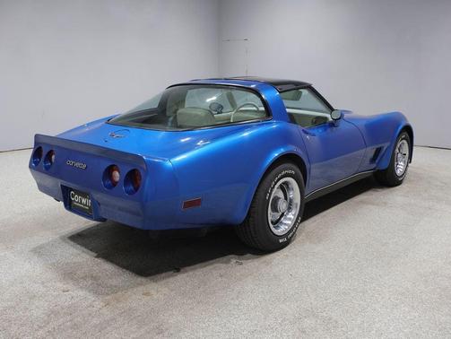 Blue 1980 Chevrolet Corvette