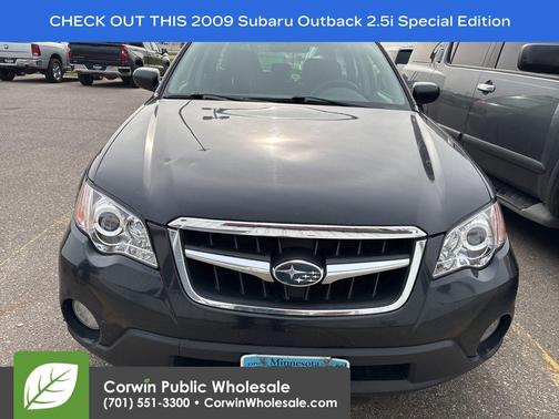Obsidian Black 2009 Subaru Outback 2.5 i Special Edition