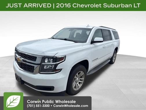 Summit White 2016 Chevrolet Suburban LT