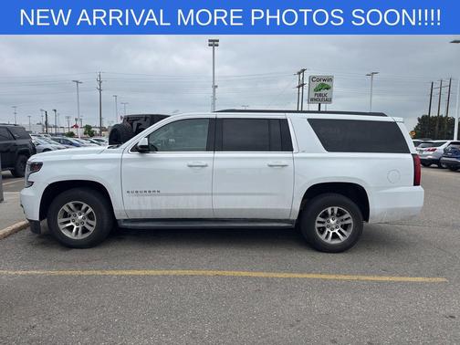 Summit White 2016 Chevrolet Suburban LT