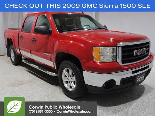 Fire Red 2009 GMC Sierra 1500 SLE1