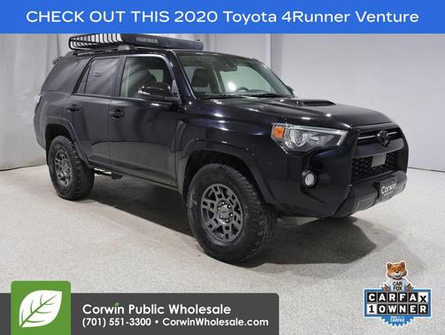 Midnight Black Metallic 2020 Toyota 4Runner Venture Special Edition