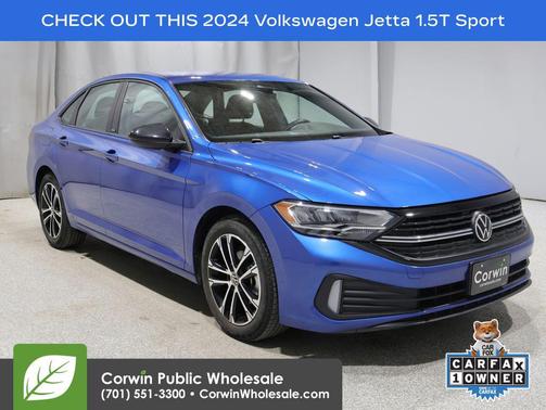 Rising Blue 2024 Volkswagen Jetta 1.5T Sport