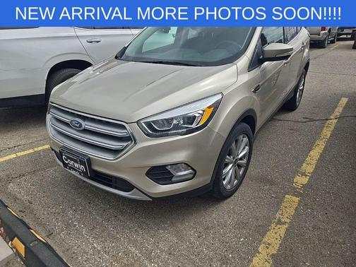 White Gold Metallic 2017 Ford Escape Titanium