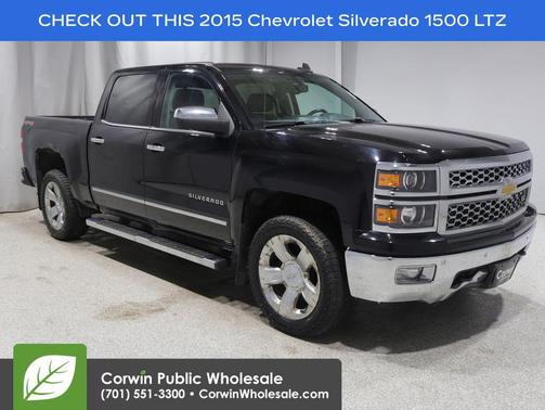 Black 2015 Chevrolet Silverado 1500 LTZ