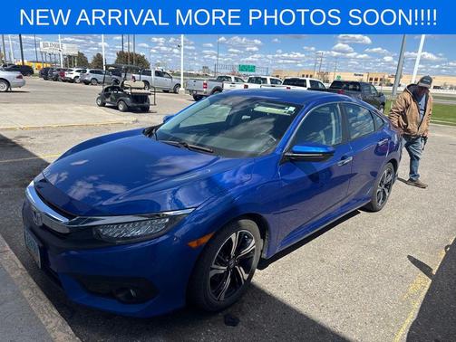 Blue 2016 Honda Civic Touring