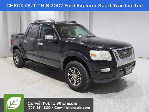 Black Clearcoat 2007 Ford Explorer Sport Trac Limited