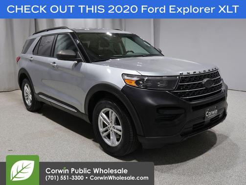 Iconic Silver Metallic 2020 Ford Explorer XLT