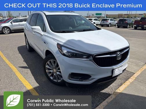 Summit White 2018 Buick Enclave Premium