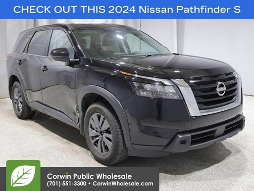 Super Black 2024 Nissan Pathfinder S 4WD