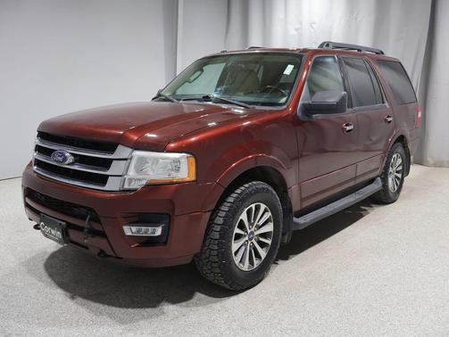 White Platinum Metallic Tri-Coat 2015 Ford Expedition XLT