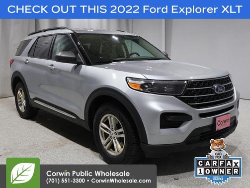 Iconic Silver 2022 Ford Explorer XLT