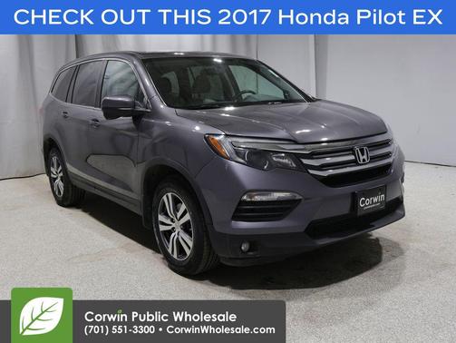 Blue 2017 Honda Pilot EX
