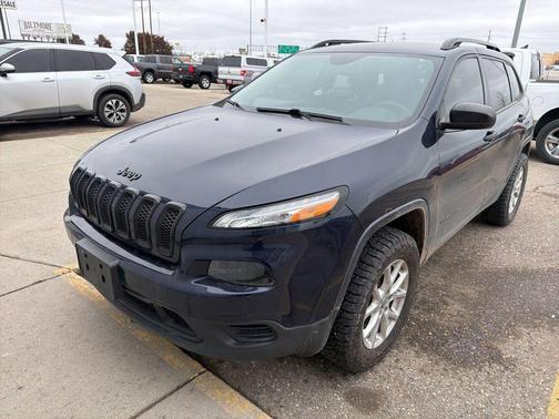 True Blue Pearlcoat 2016 Jeep Cherokee Sport