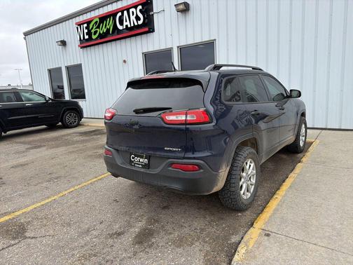 True Blue Pearlcoat 2016 Jeep Cherokee Sport