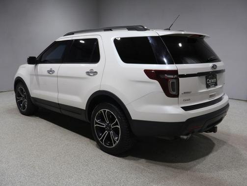 White Platinum Tri-Coat 2013 Ford Explorer Sport