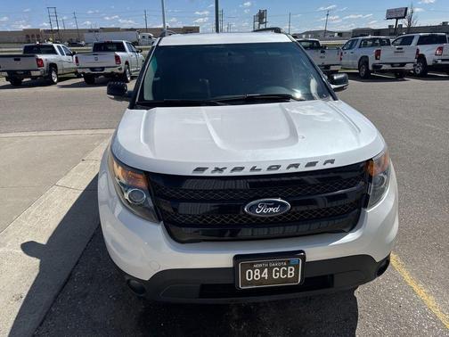 White Platinum Tri-Coat 2013 Ford Explorer Sport