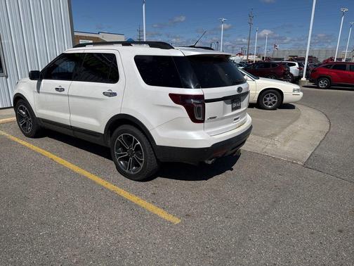 White Platinum Tri-Coat 2013 Ford Explorer Sport