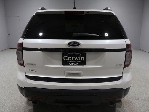 White Platinum Tri-Coat 2013 Ford Explorer Sport