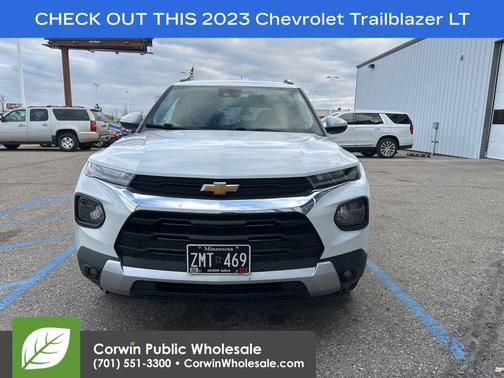 Summit White 2023 Chevrolet Trailblazer LT