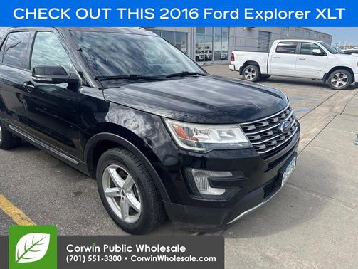 Shadow Black 2016 Ford Explorer XLT