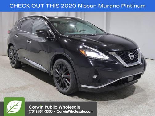 Super Black 2020 Nissan Murano Platinum Intelligent AWD