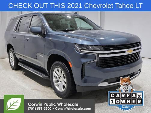 Shadow Gray Metallic 2021 Chevrolet Tahoe LT