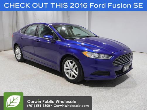 Deep Impact Blue 2016 Ford Fusion SE